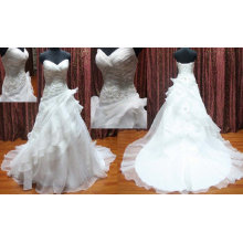 romantic and elegant sweetheart neckline arabic wedding dresses 2011 bridal wedding dressesv 4110